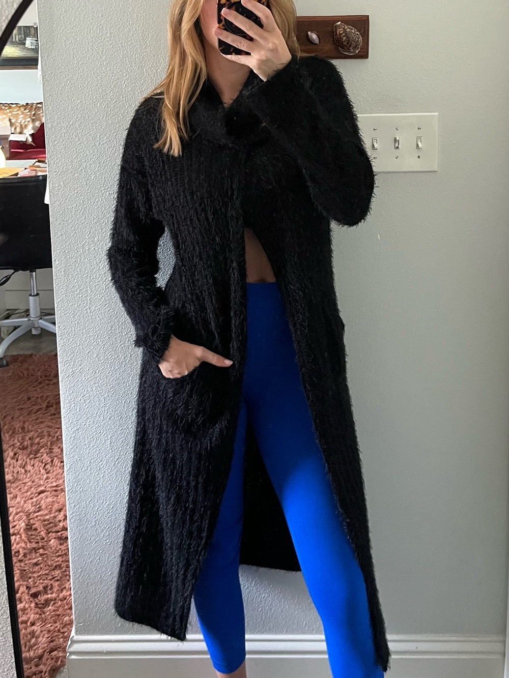 Charcoal mohair sweater